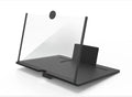 12/10" Phone Screen Magnifier 3D HD Phone Enlarger Cell Phone Magnifier for Seniors Video Watching Movie Night Home Travel Break